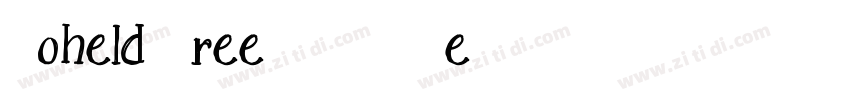 Boheld Free DEMO Re字体转换